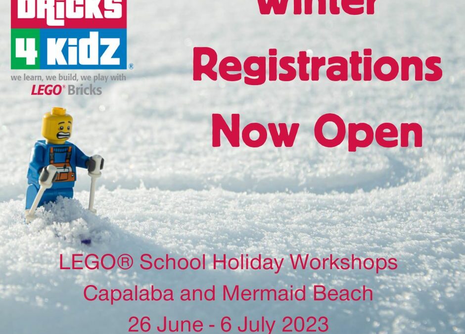 Winter School Holiday Workshop Registrations Now Open