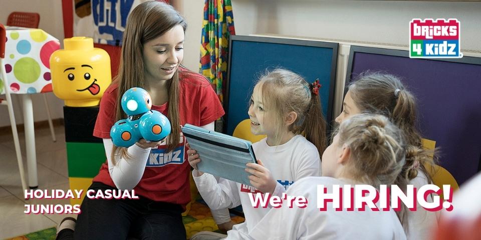 We’re Hiring! Holiday Casual Juniors Working with Kids and LEGO® Bricks! 👏