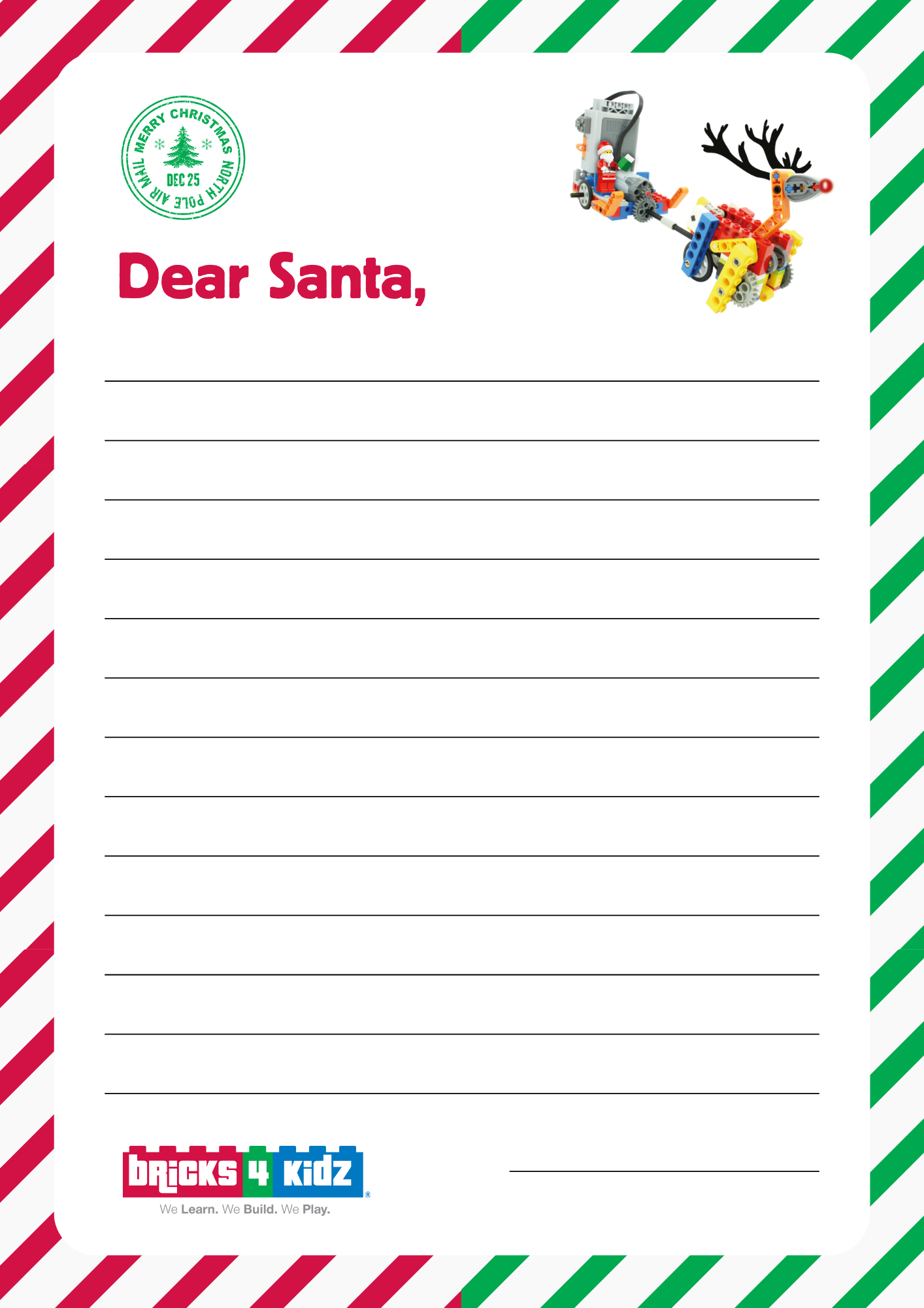 Letter To Santa - Bricks 4 Kidz