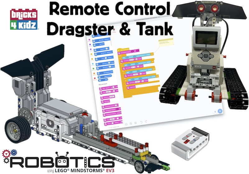 Shuraba suge Downtown Remote Control Dragster & Tank MINDSTORMS EV3 Advanced Robotics | Bricks 4  Kidz Karrinyup, Perth