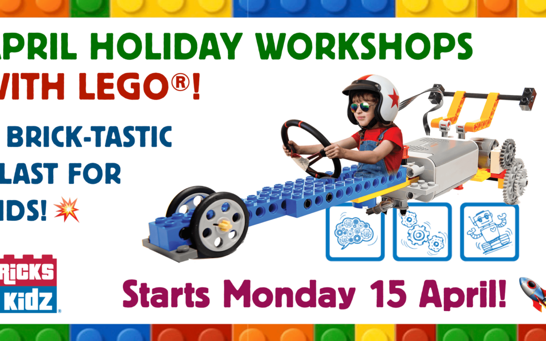 Our April Holiday Programs are a BRICK-TASTIC Blast for Kids!
